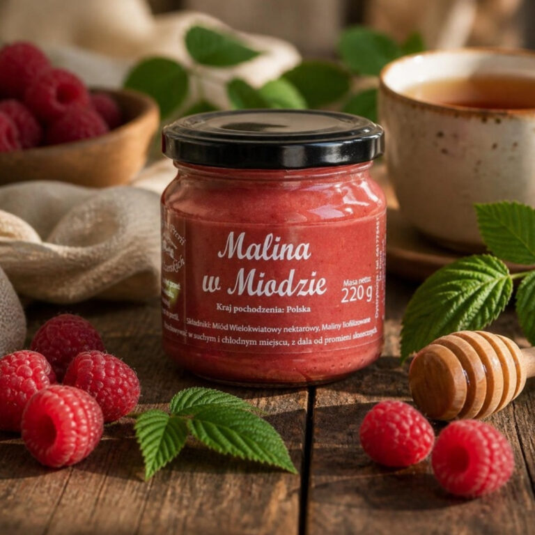 Malina w miodzie 220 g